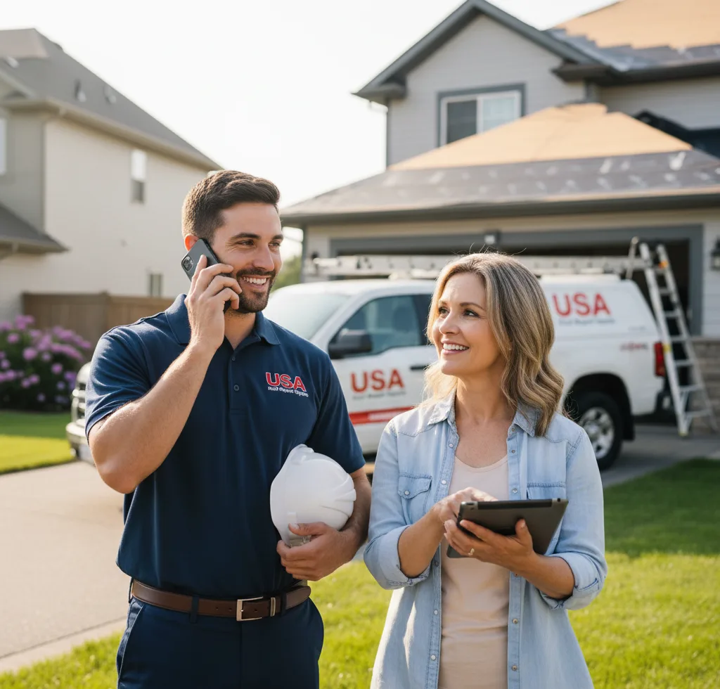 USA Roof Repair Experts customer support in Occidental